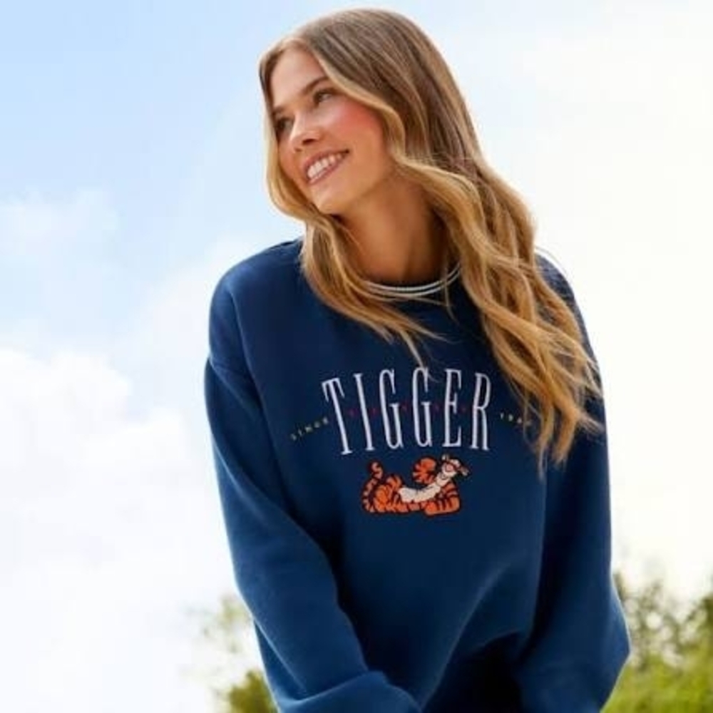 Disney Women's Navy Tigger Sweatshirt